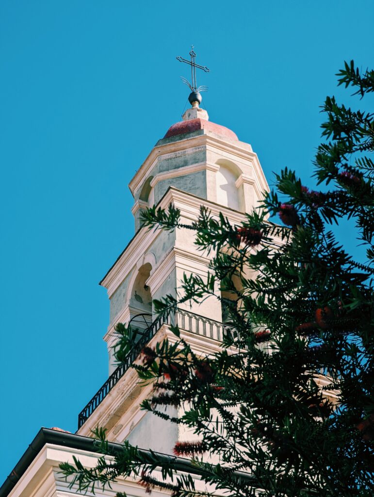 Steeple of Chiesa di Sant'Antonia Abate in Diano Marina